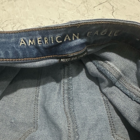 Distressed Blue Women's Jeans - Picture 3 of 3